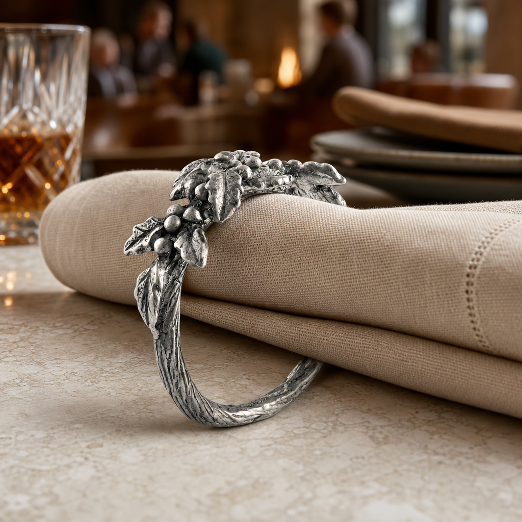 Holly Napkin Ring 8