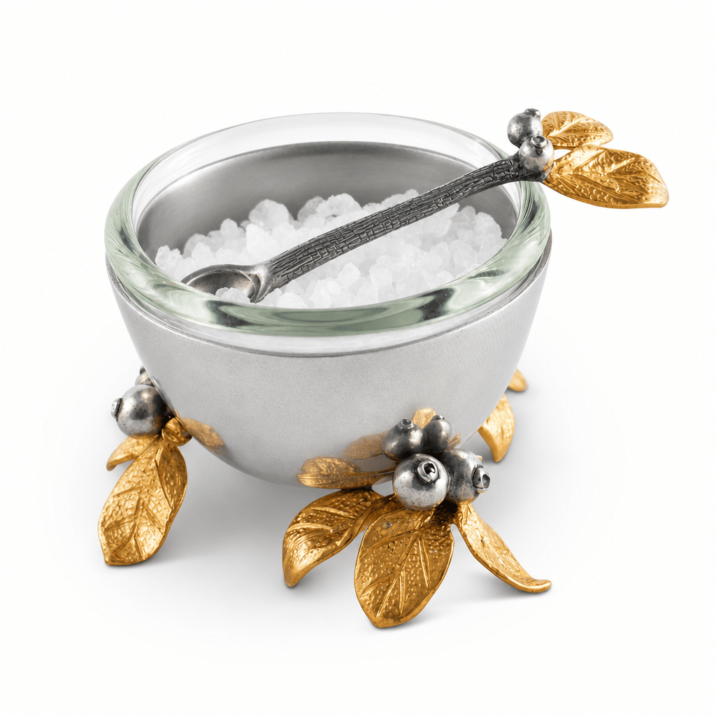 Golden Winter Berry Salt Cellar 1