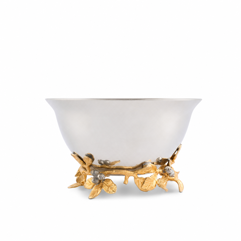 Winter Berry Pewter Bowl 10