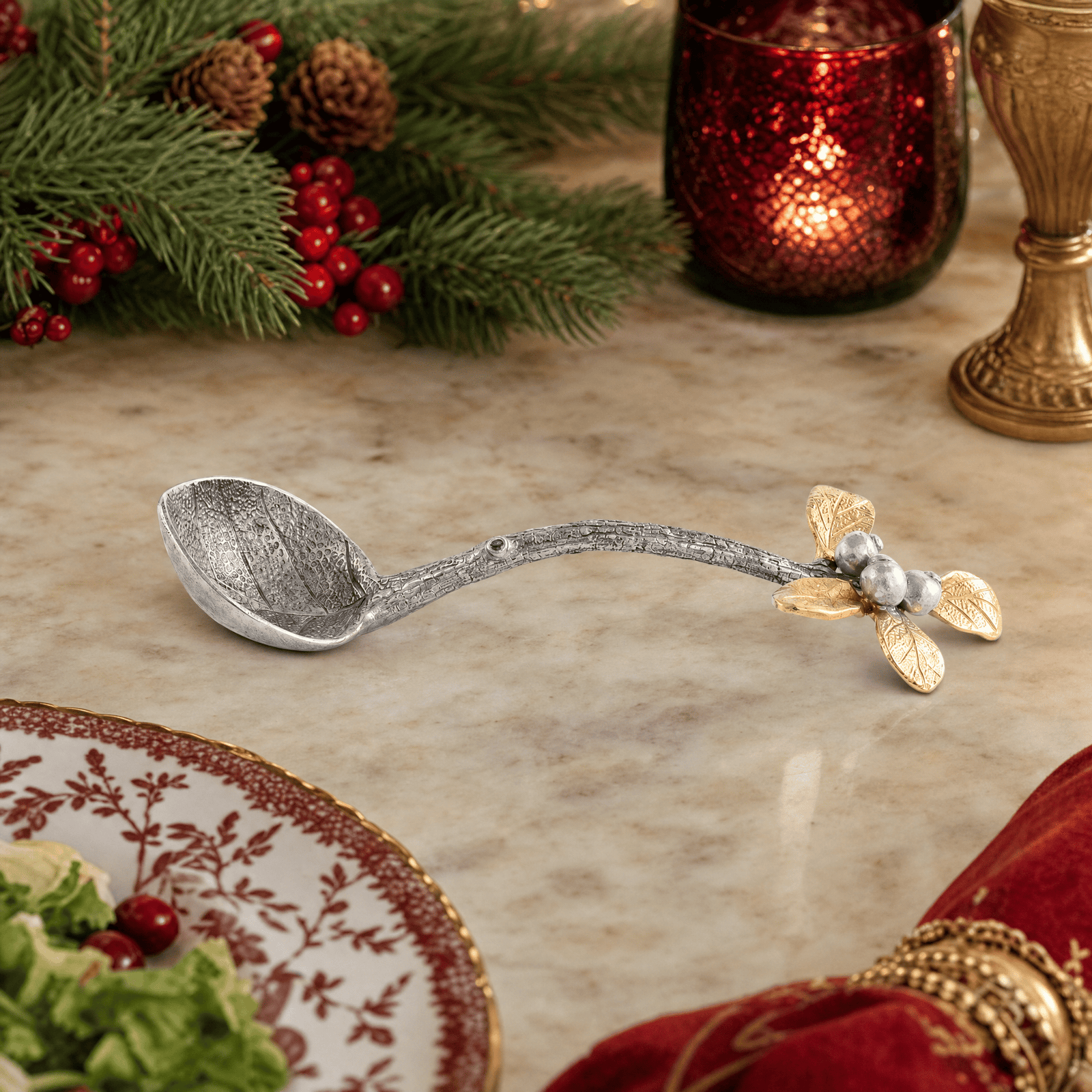 Golden Winter Berry Ladle 3