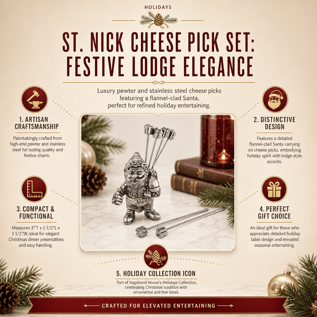 St. Nick Cheese Pick Set 5