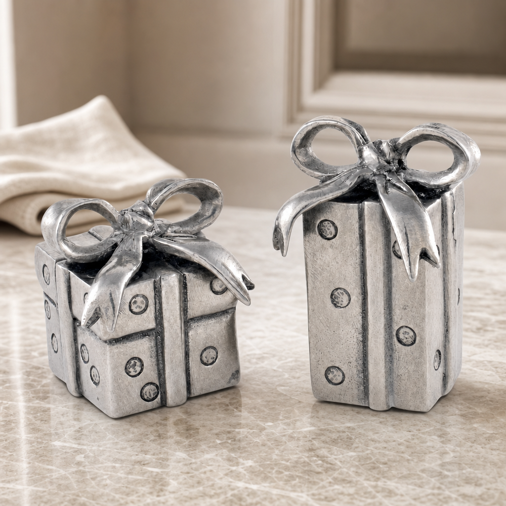 Christmas Package Placecard Holder Pair 2
