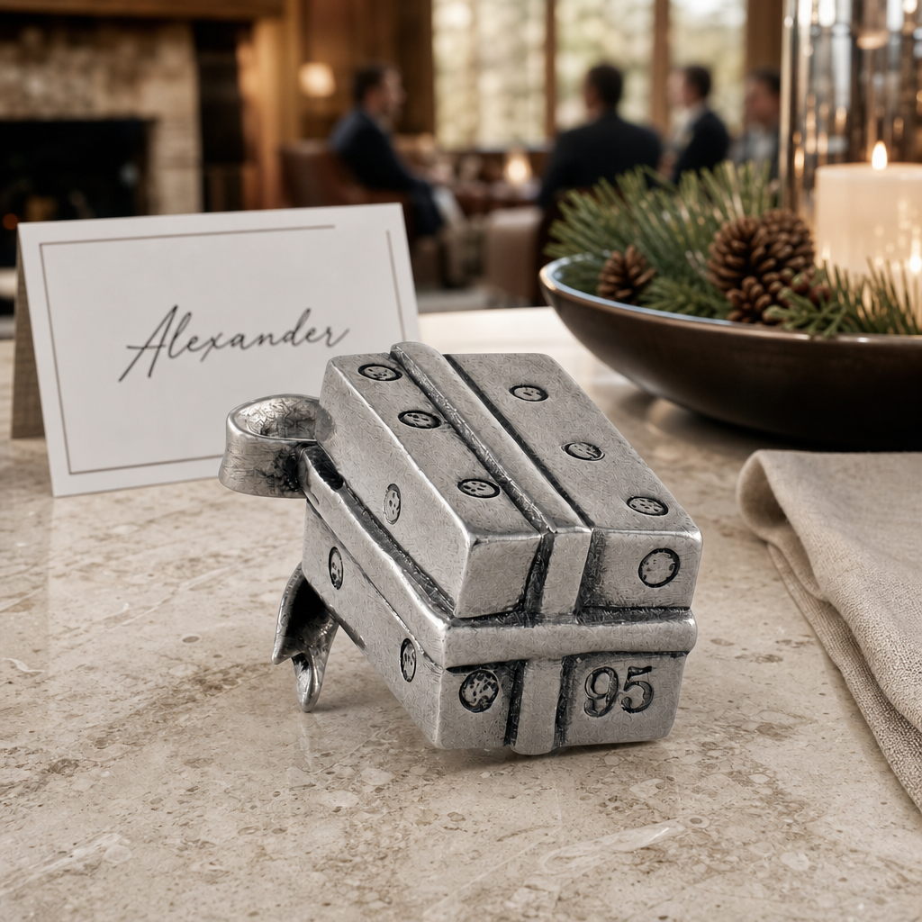 Christmas Package Placecard Holder Pair 9