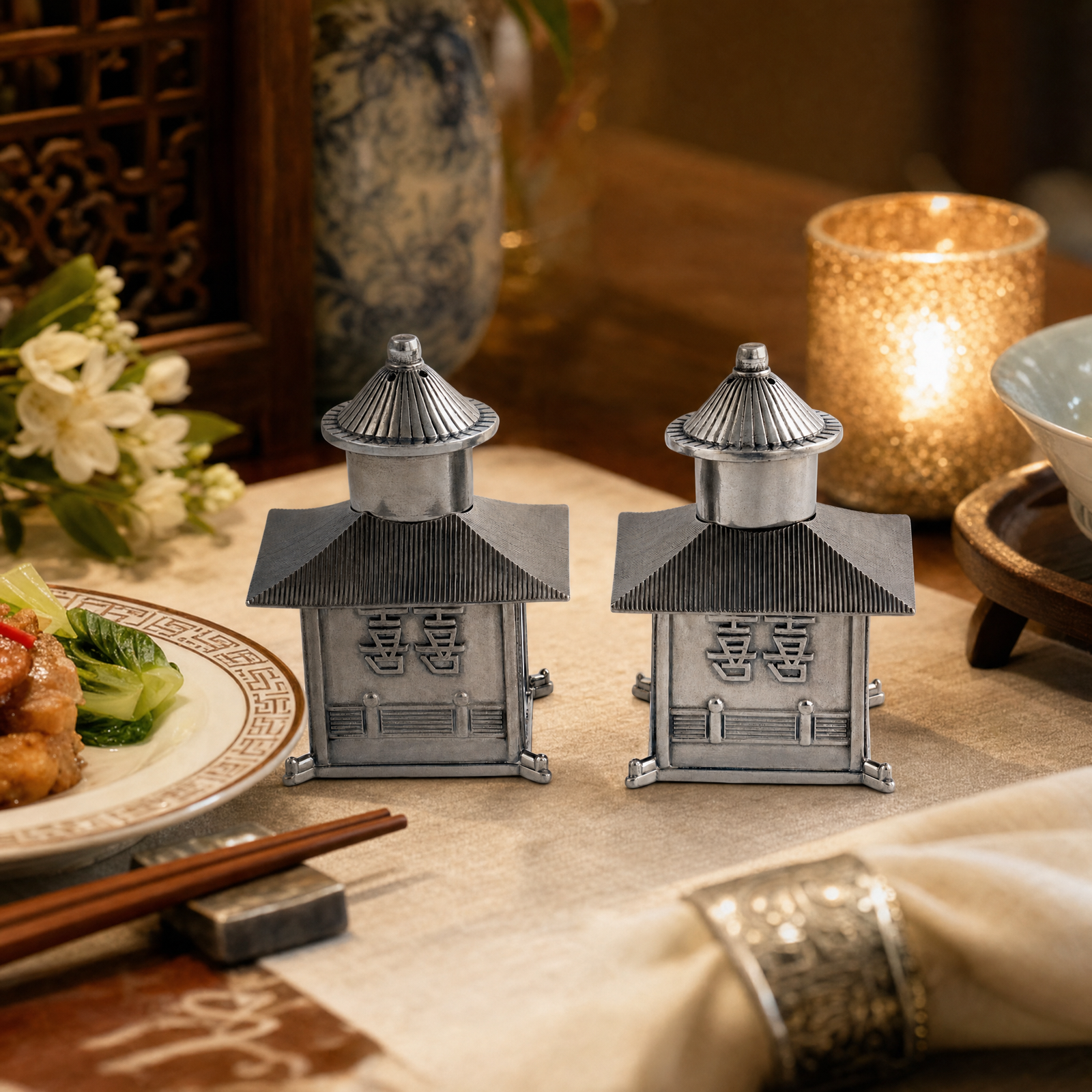 Pagoda Salt and Pepper Shaker 6