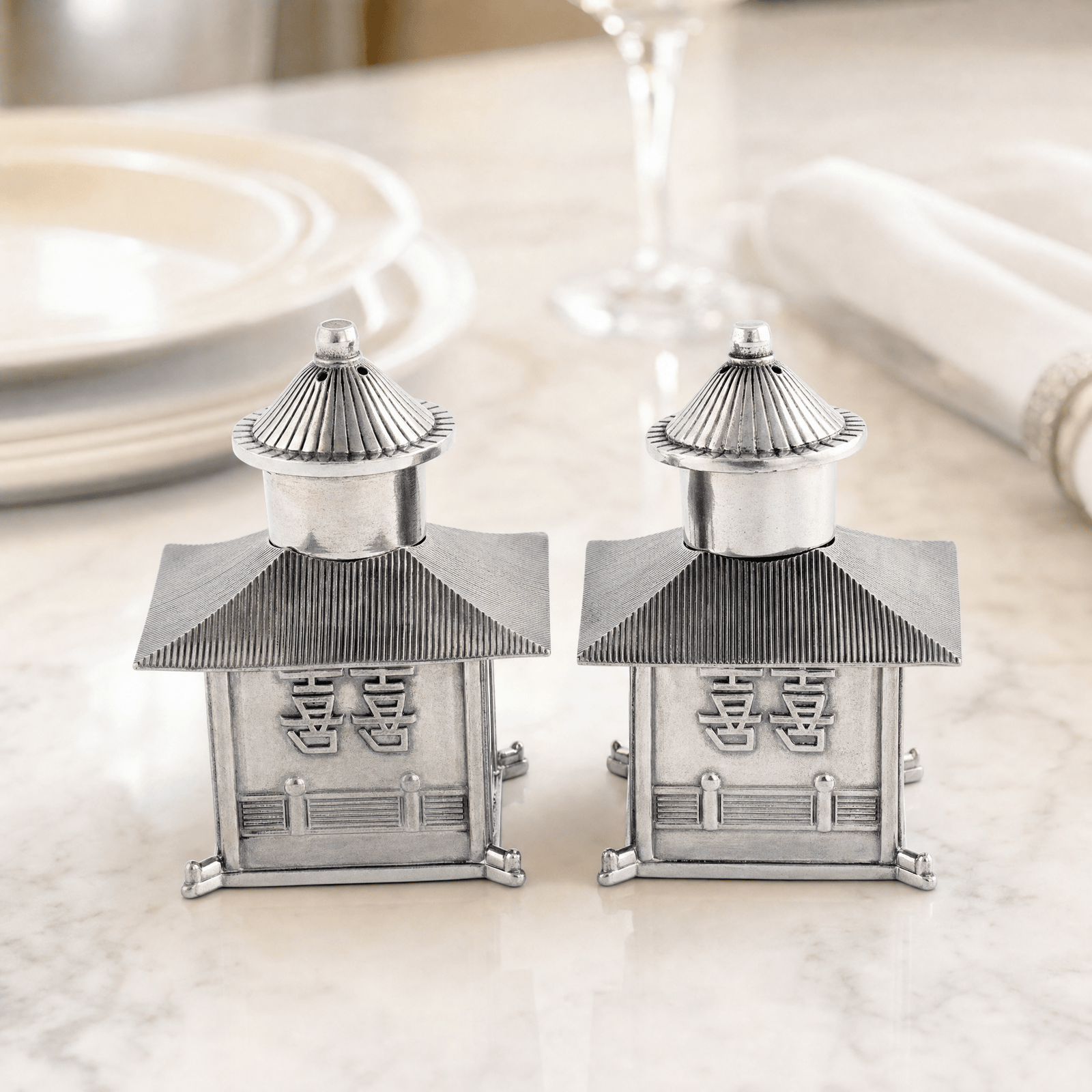 Pagoda Salt and Pepper Shaker 8