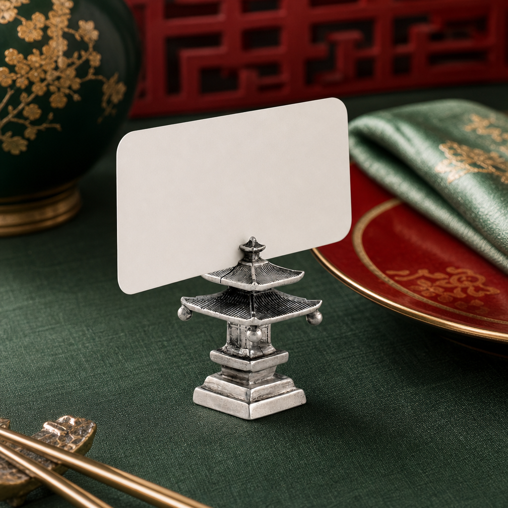 Pagoda Placecard Holder 2