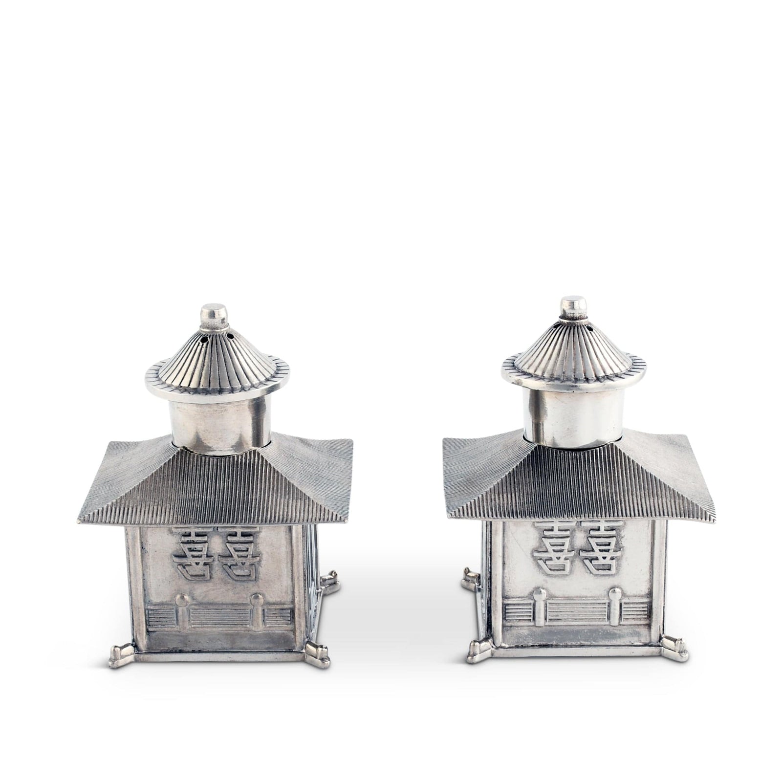 Vagabond House Eastern Intrigue Pagoda Salt and Pepper Shaker