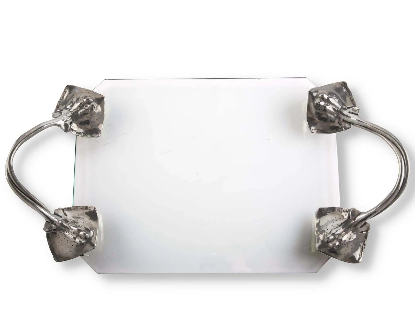 Vagabond House Sea and Shore Stingray Glass Tray