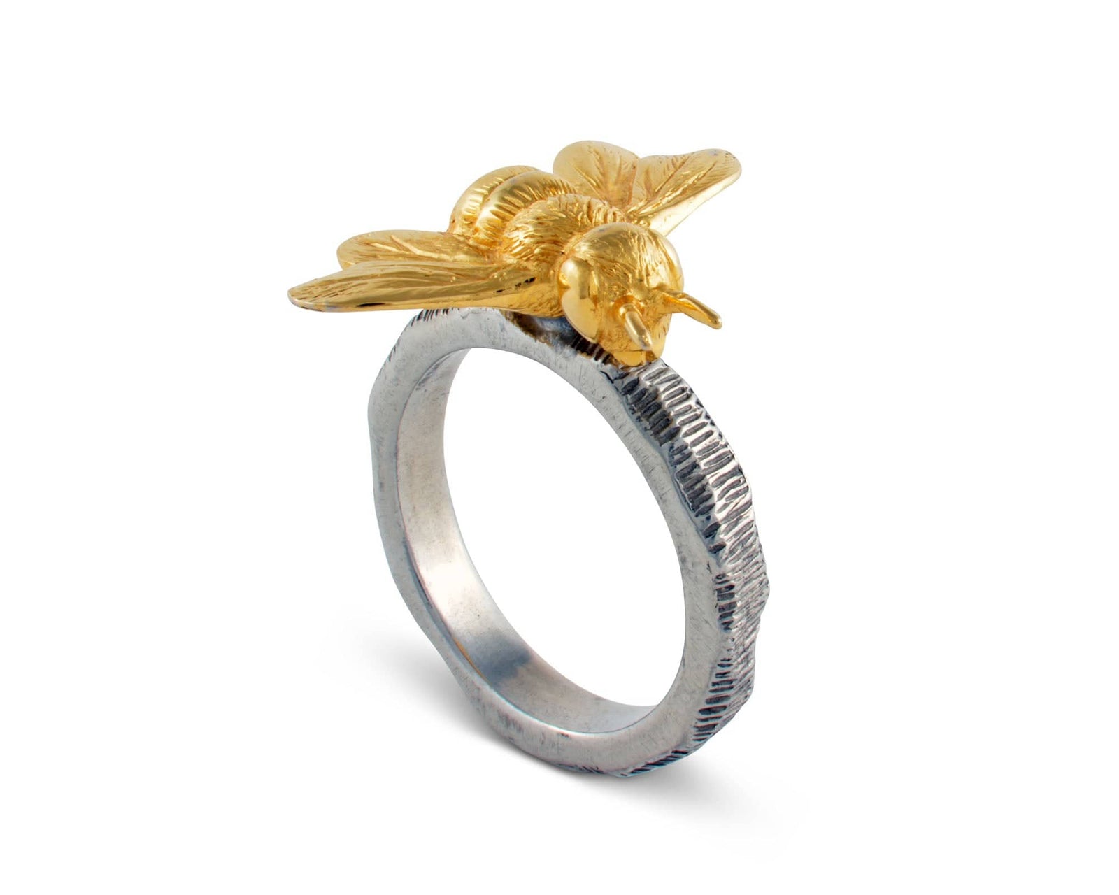 Vagabond House Arche of Bees Gold Bee Napkin Ring