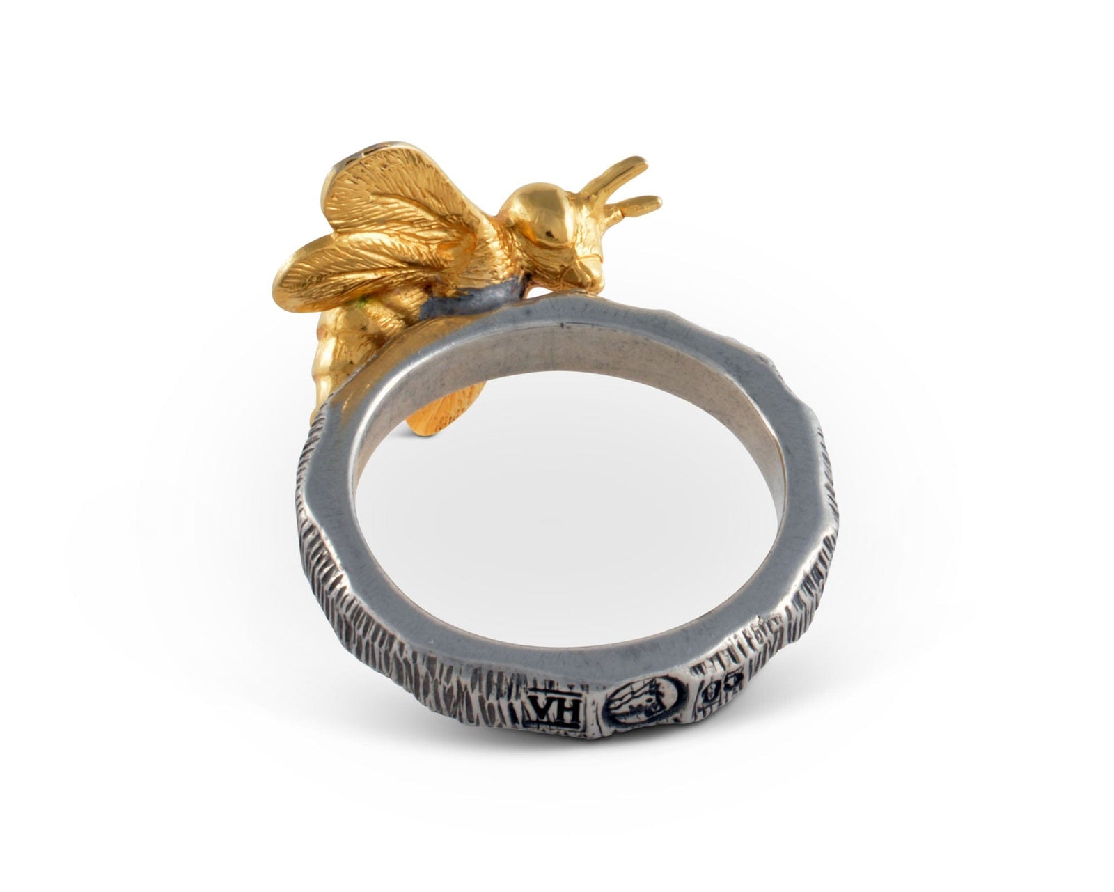 Vagabond House Arche of Bees Gold Bee Napkin Ring
