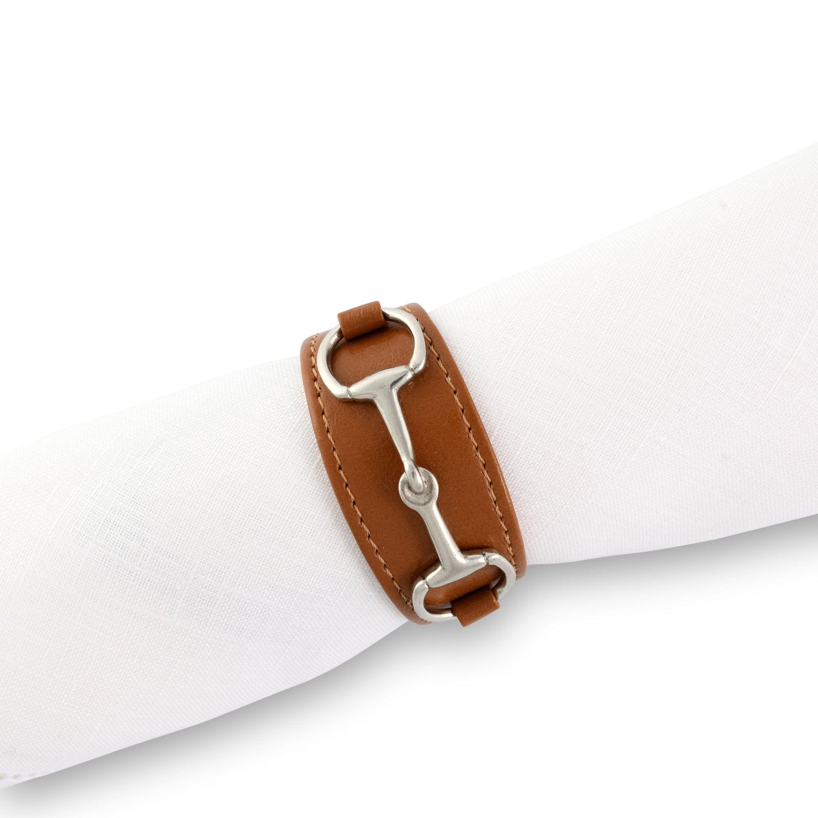 Vagabond House Equestrian Bit Vegan Leather Napkin Ring