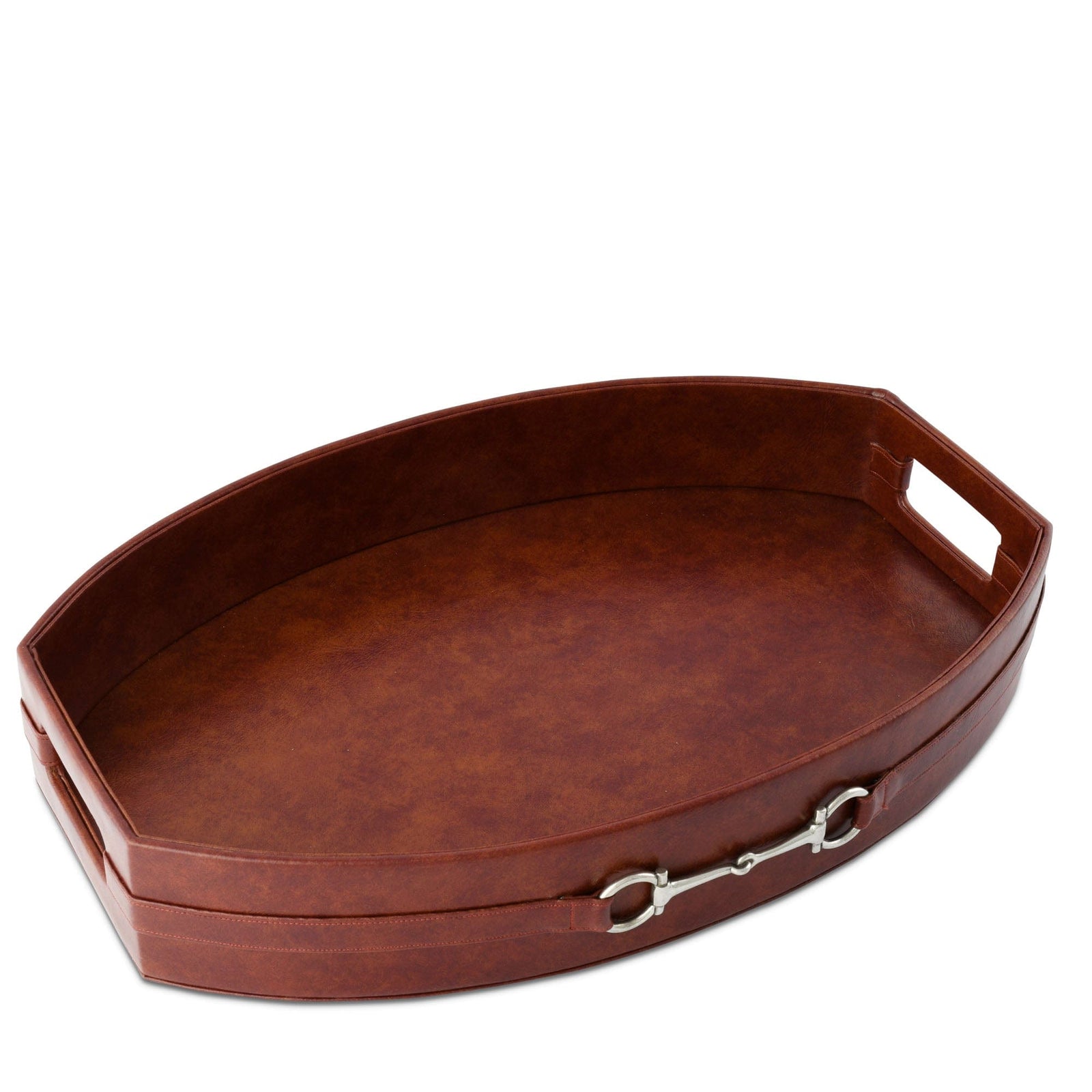 Vagabond House Equestrian Equestrian Horse Bit Leather Tray