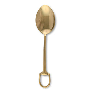 Vagabond House Equestrian Stirrup Serving Spoon - Stainless Steel Shiny Gold