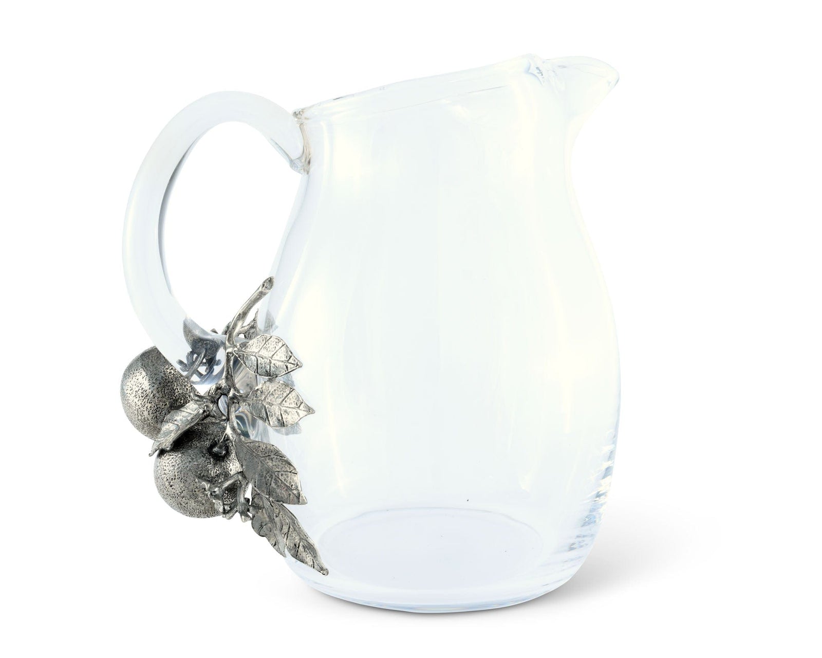 Vagabond House Farmer's Market Orange Blooms Glass Pitcher