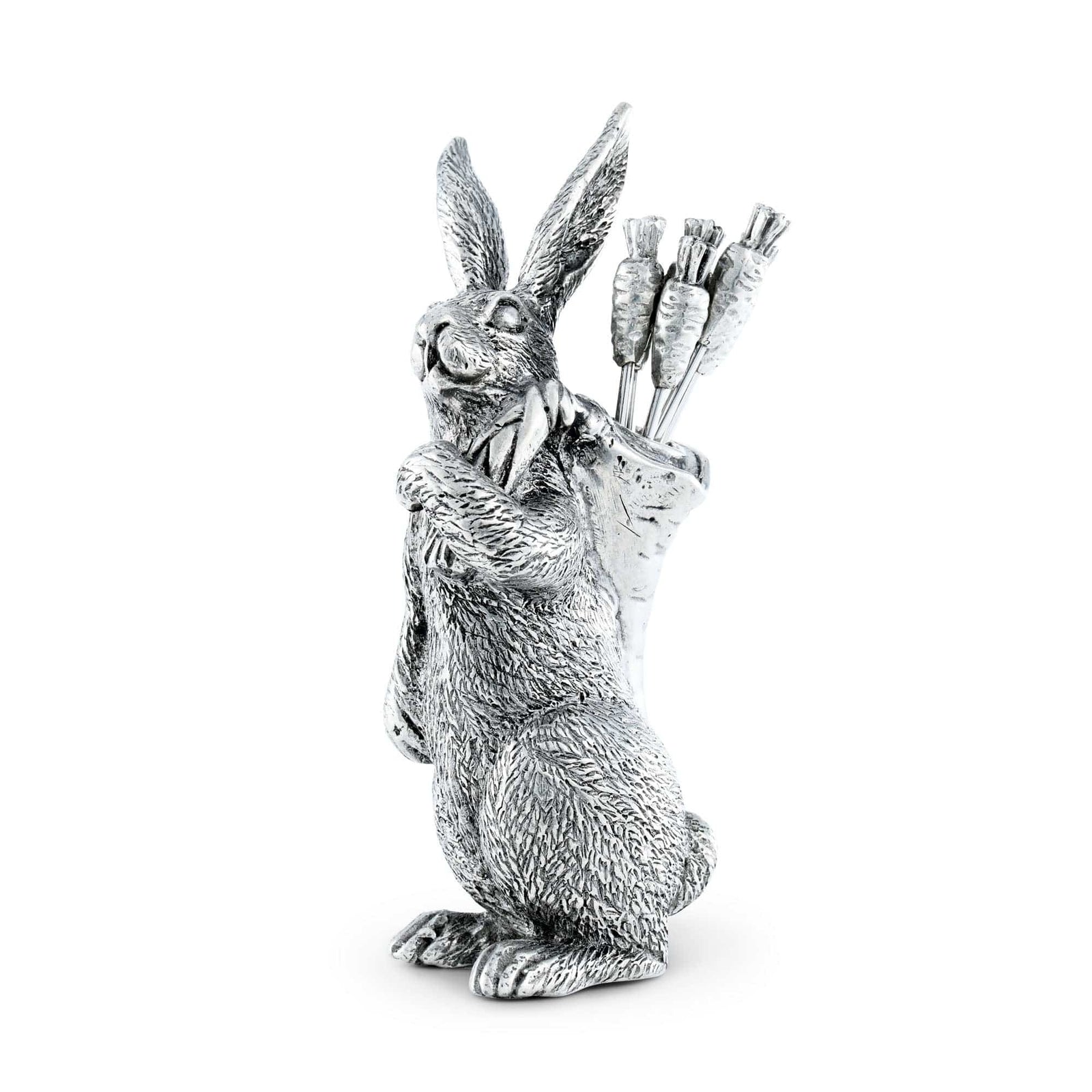 Vagabond House Garden Friends Rabbit with Carrot Picks