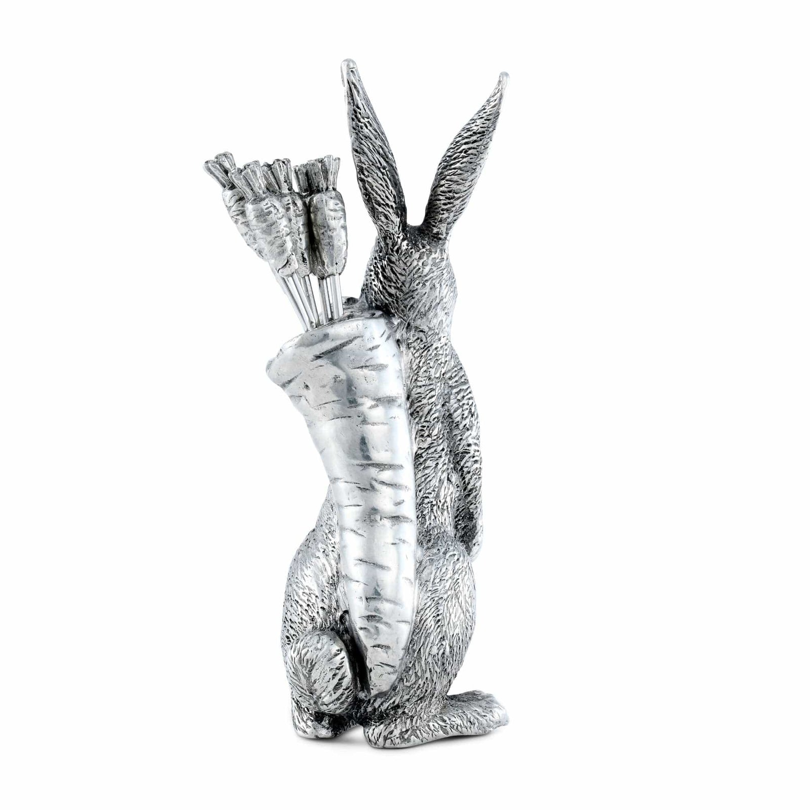 Vagabond House Garden Friends Rabbit with Carrot Picks