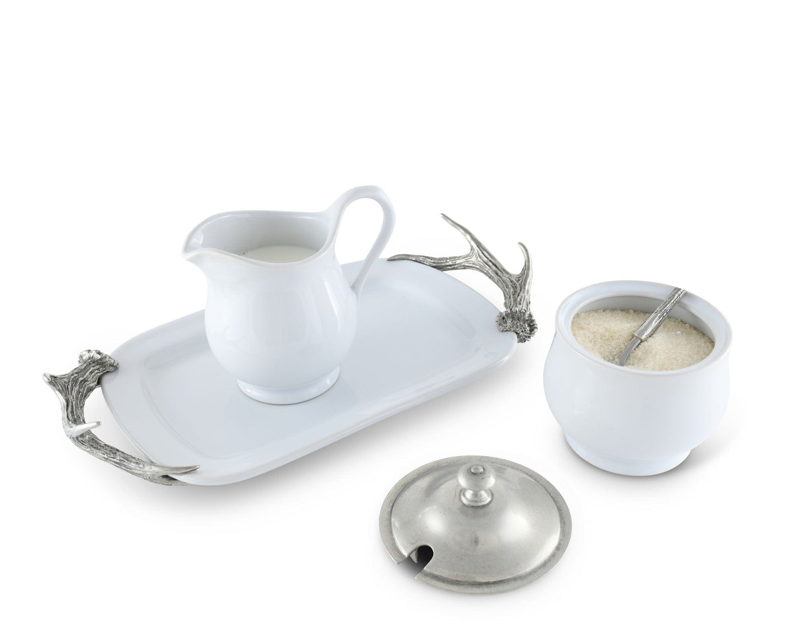 Vagabond House Lodge Style Antler Creamer Set