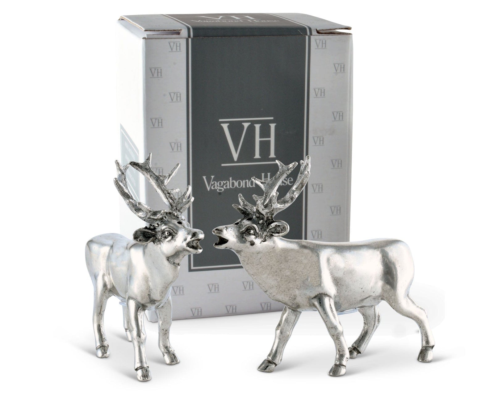 Vagabond House Lodge Style Deer Salt & Pepper Set
