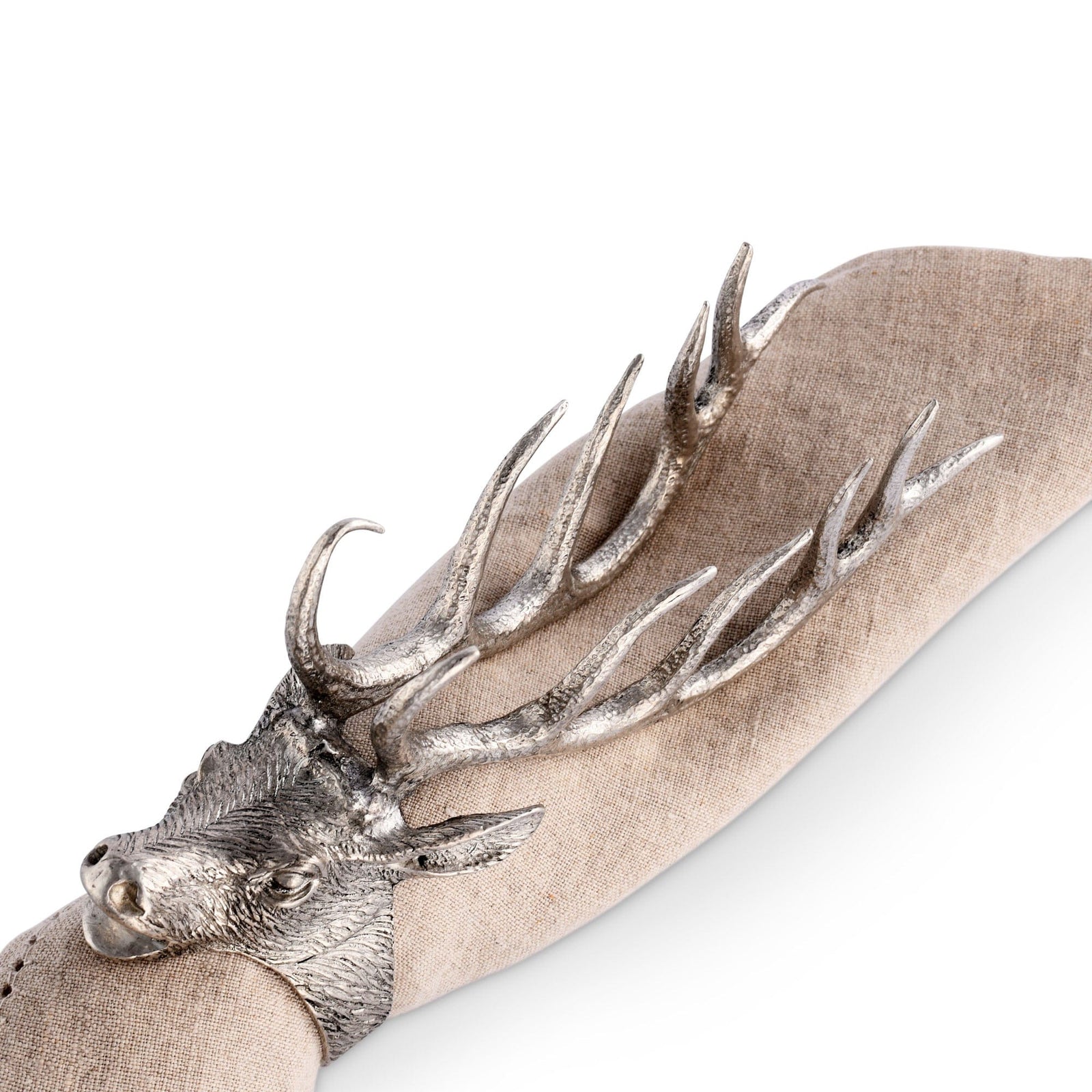 Vagabond House Lodge Style Elk Head Napkin Ring