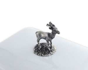 Vagabond House Lodge Style Stag Butter Dish