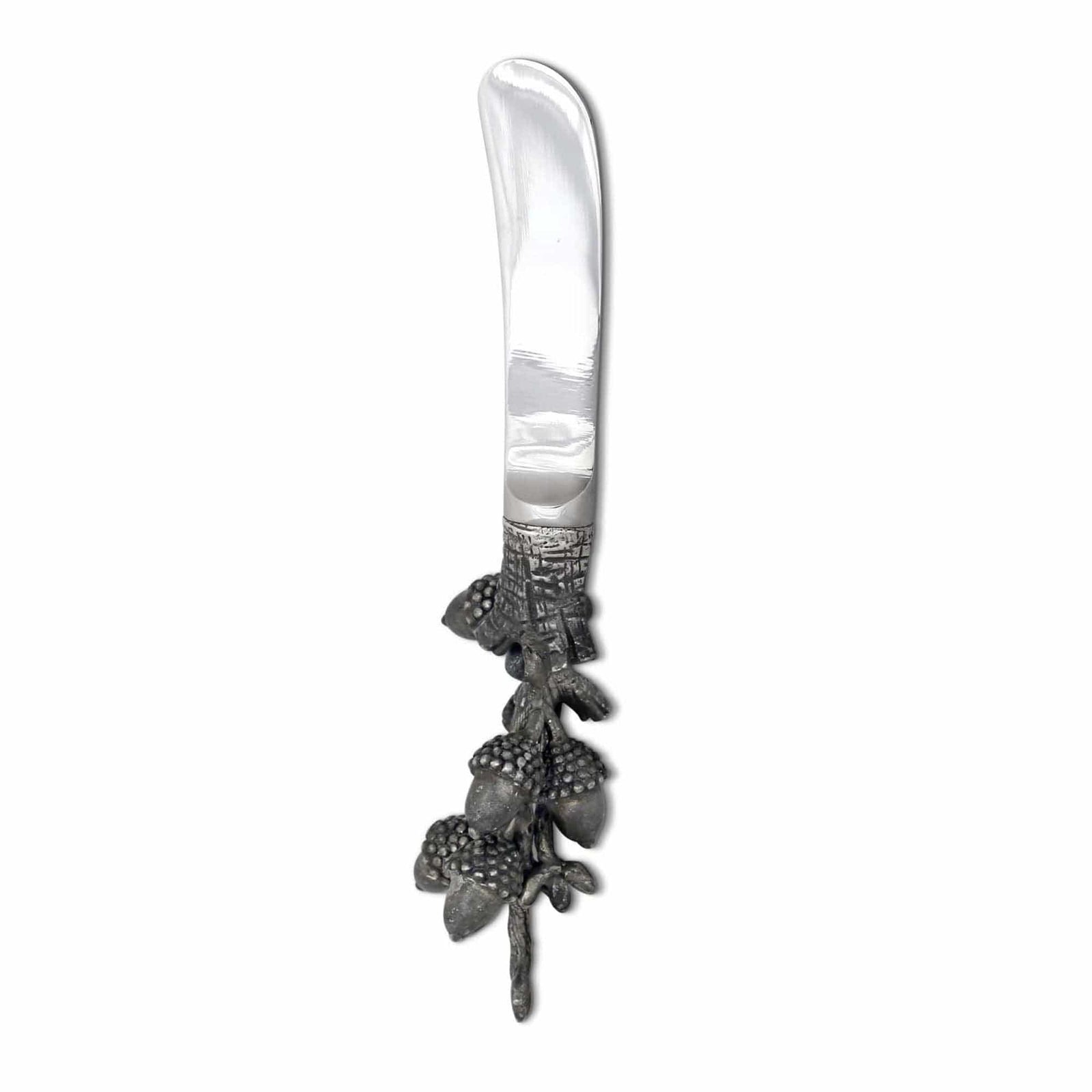 Vagabond House Majestic Forest Pewter Acorn & Oak Leaf Handle Spreader