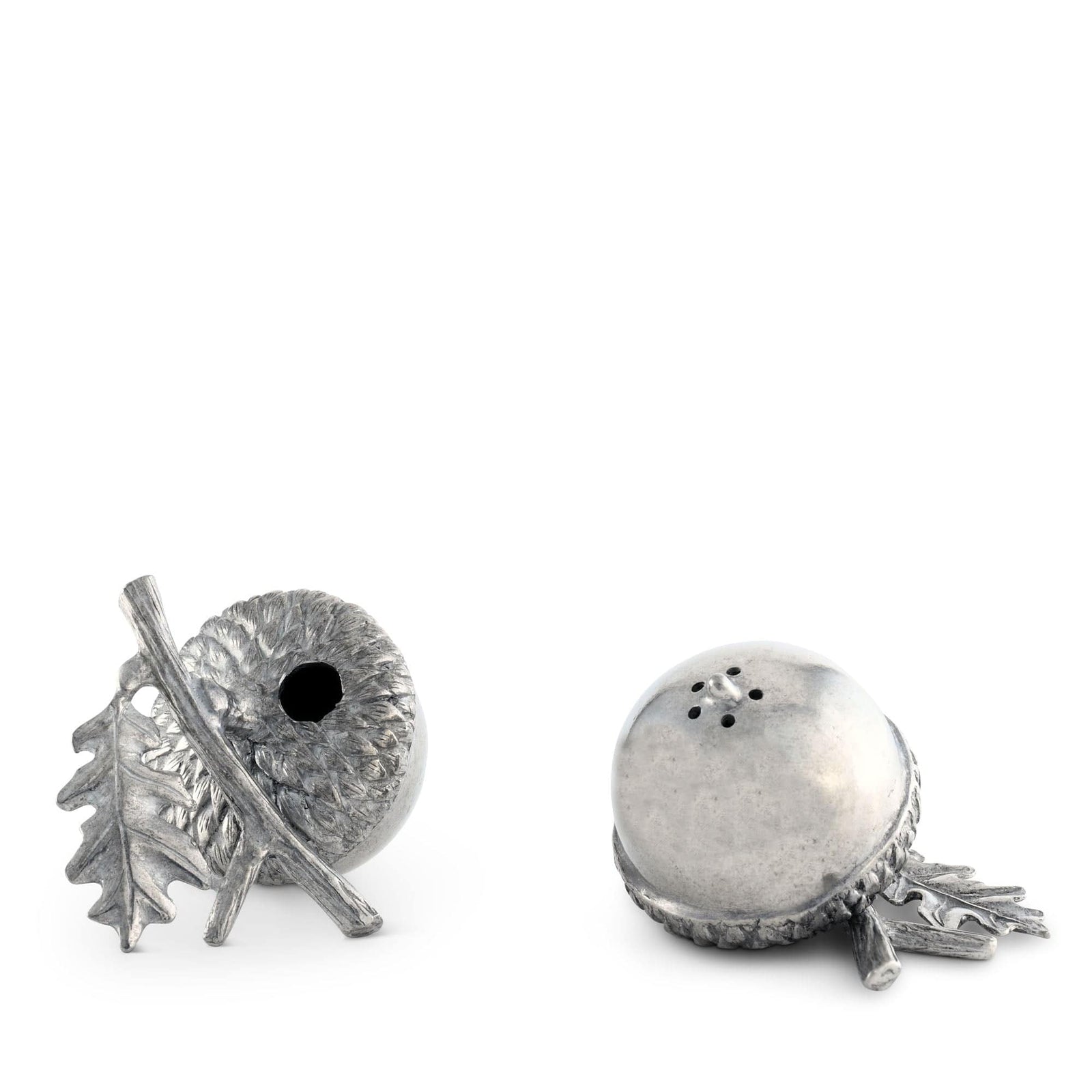 Vagabond House Majestic Forest Pewter Acorn Salt & Pepper Set