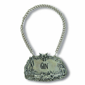 Vagabond House Morning Hunt Gin Pewter Hunt Decanter Tags