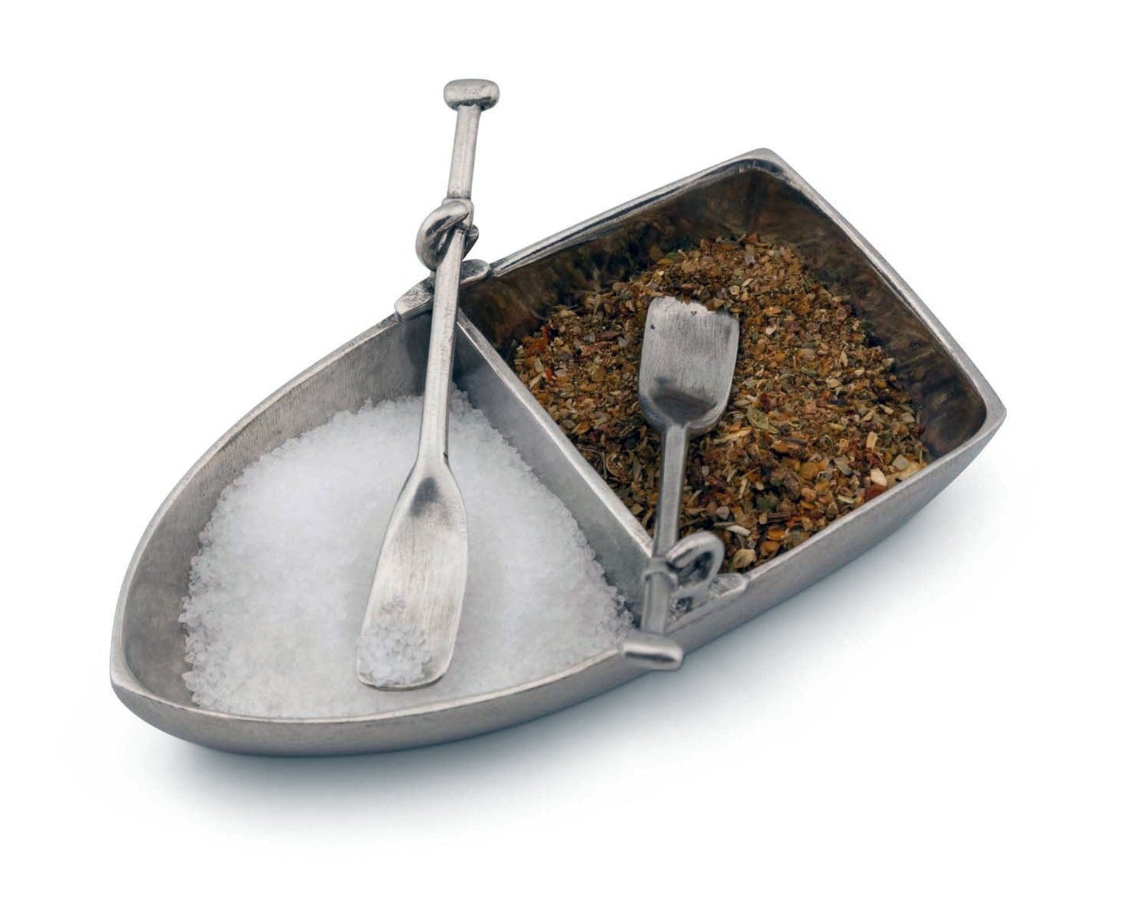 Vagabond House Sea and Shore Row Boat Salt Cellar