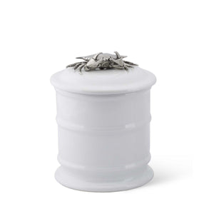 Vagabond House Sea and Shore Short Crab Stoneware Canister