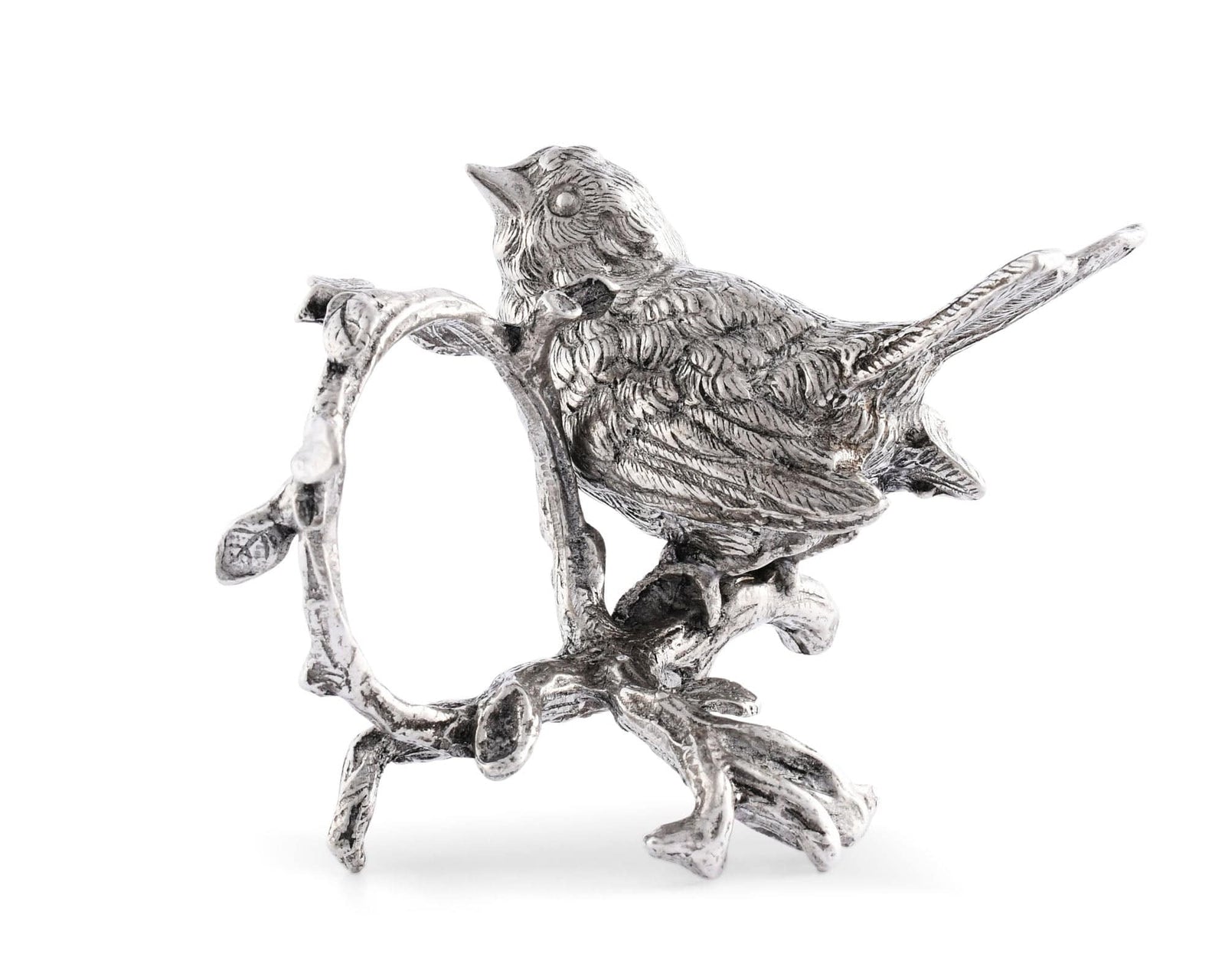 Vagabond House Song Bird Pewter Song Bird Napkin Ring