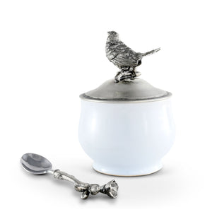 Vagabond House Song Bird Song Bird Sugar Bowl and Spoon