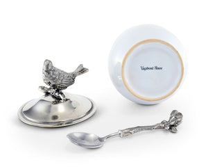 Vagabond House Song Bird Song Bird Sugar Bowl and Spoon