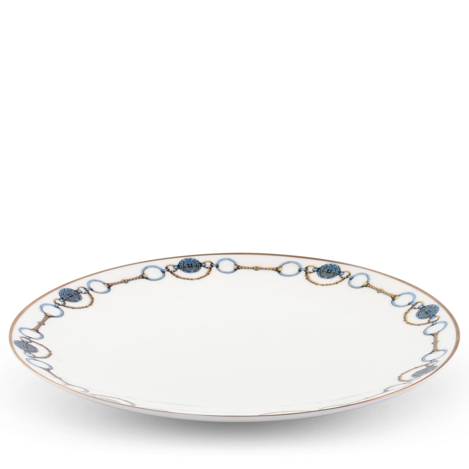 Vagabond House Western Frontier Amarillo Concho Pattern Bone China Round Charger Plate