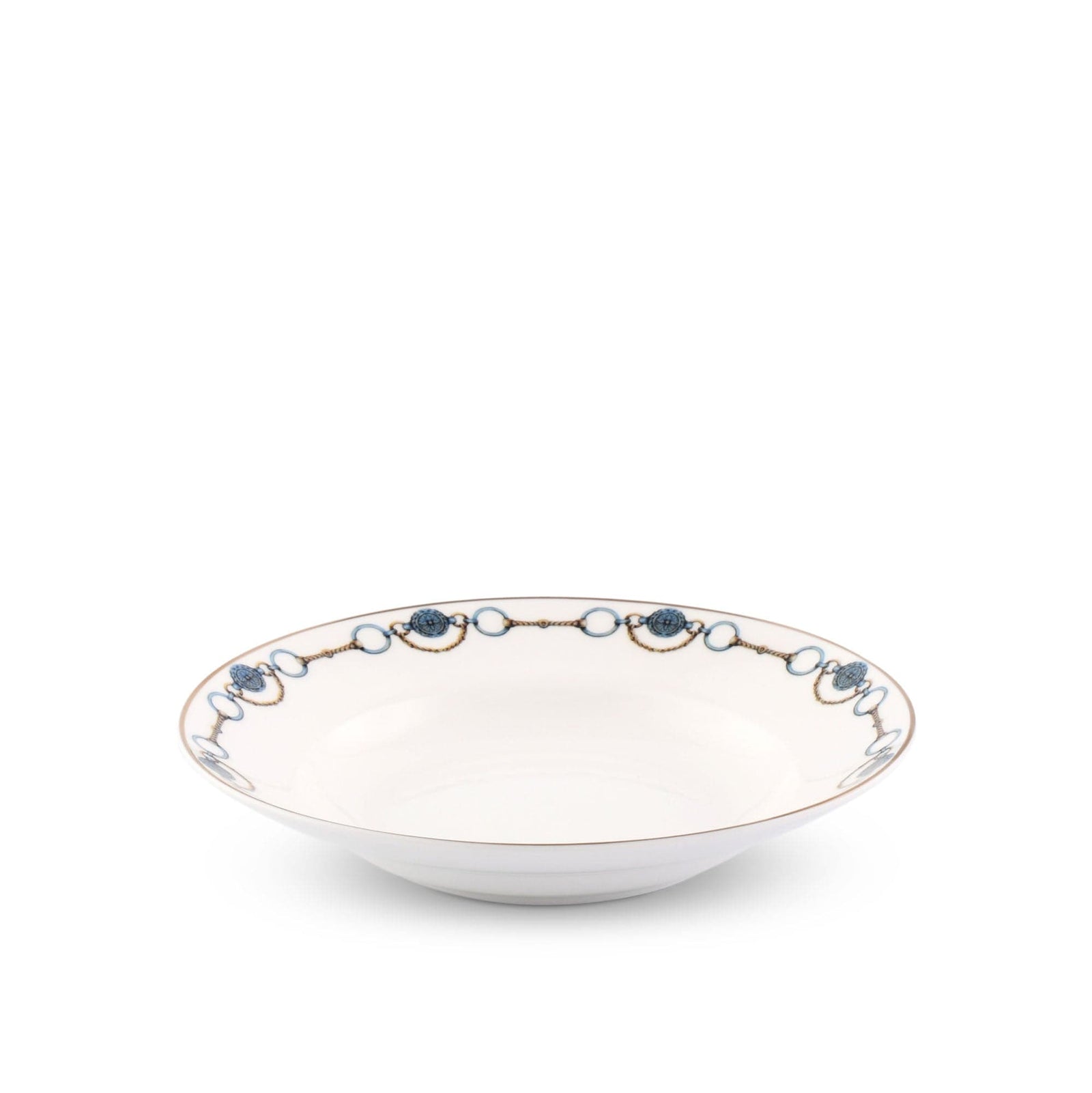 Vagabond House Western Frontier Amarillo Concho Pattern Bone China Soup Plate