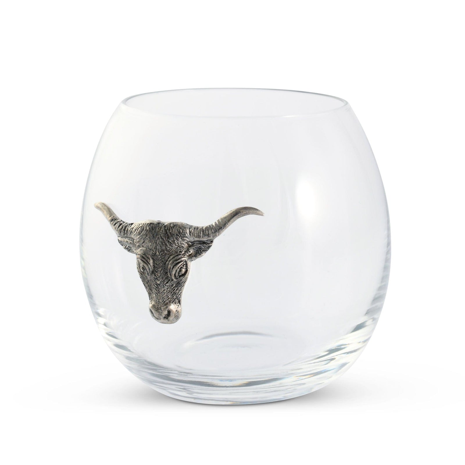 Vagabond House Western Frontier Longhorn Stemless Wine Glass