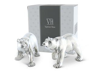 Vagabond House Woodland Creatures Pewter Polar Bear Salt & Pepper Shaker
