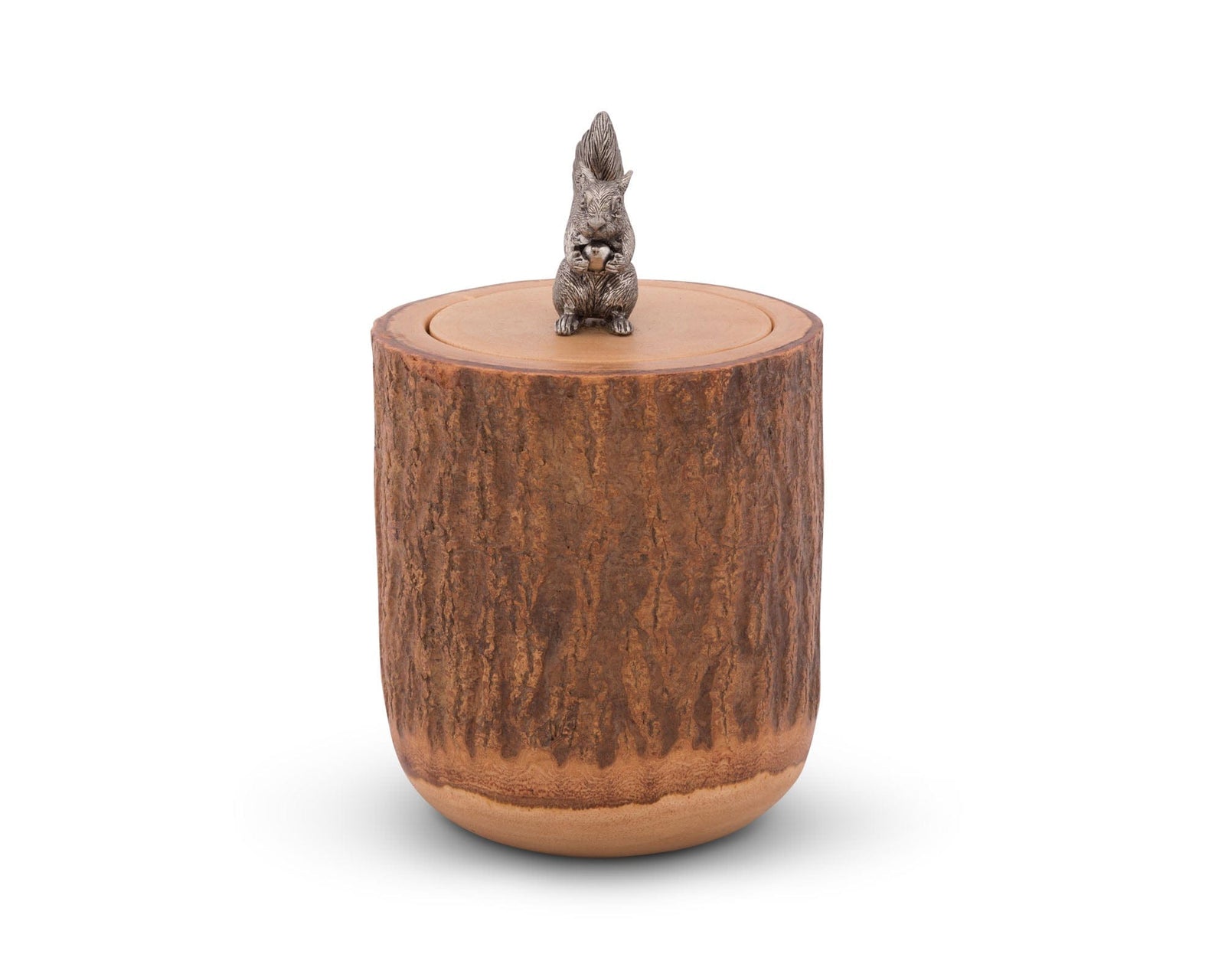 Vagabond House Woodland Creatures Squirrel Wood Canister