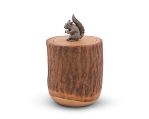 Vagabond House Woodland Creatures Squirrel Wood Canister