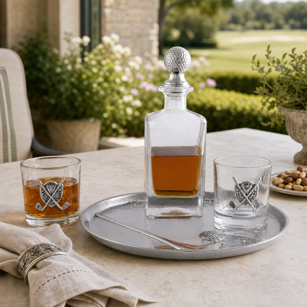 Golf Round Serving Tray 9