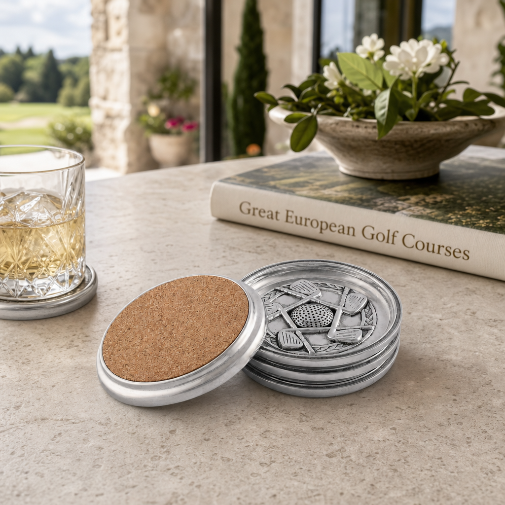 Golf Coaster Set - Set of 4 8