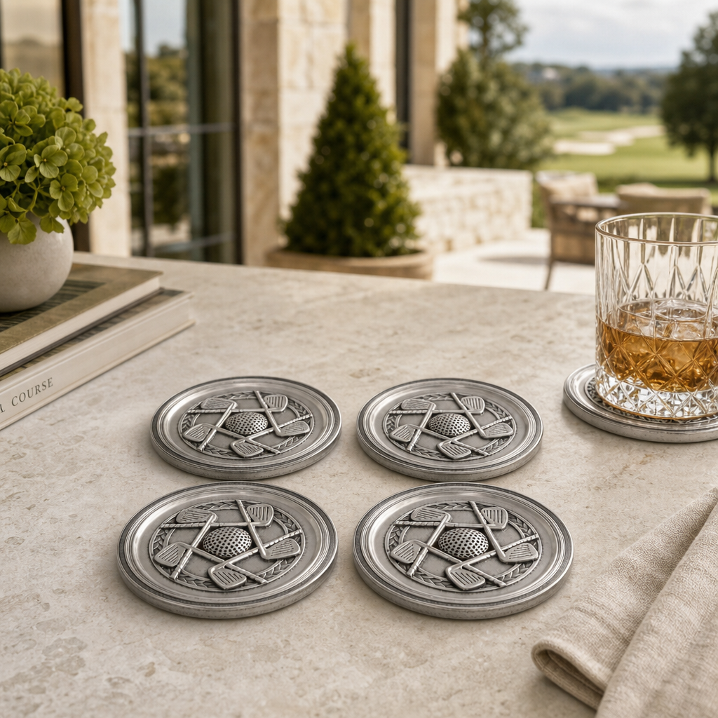Golf Coaster Set - Set of 4 5