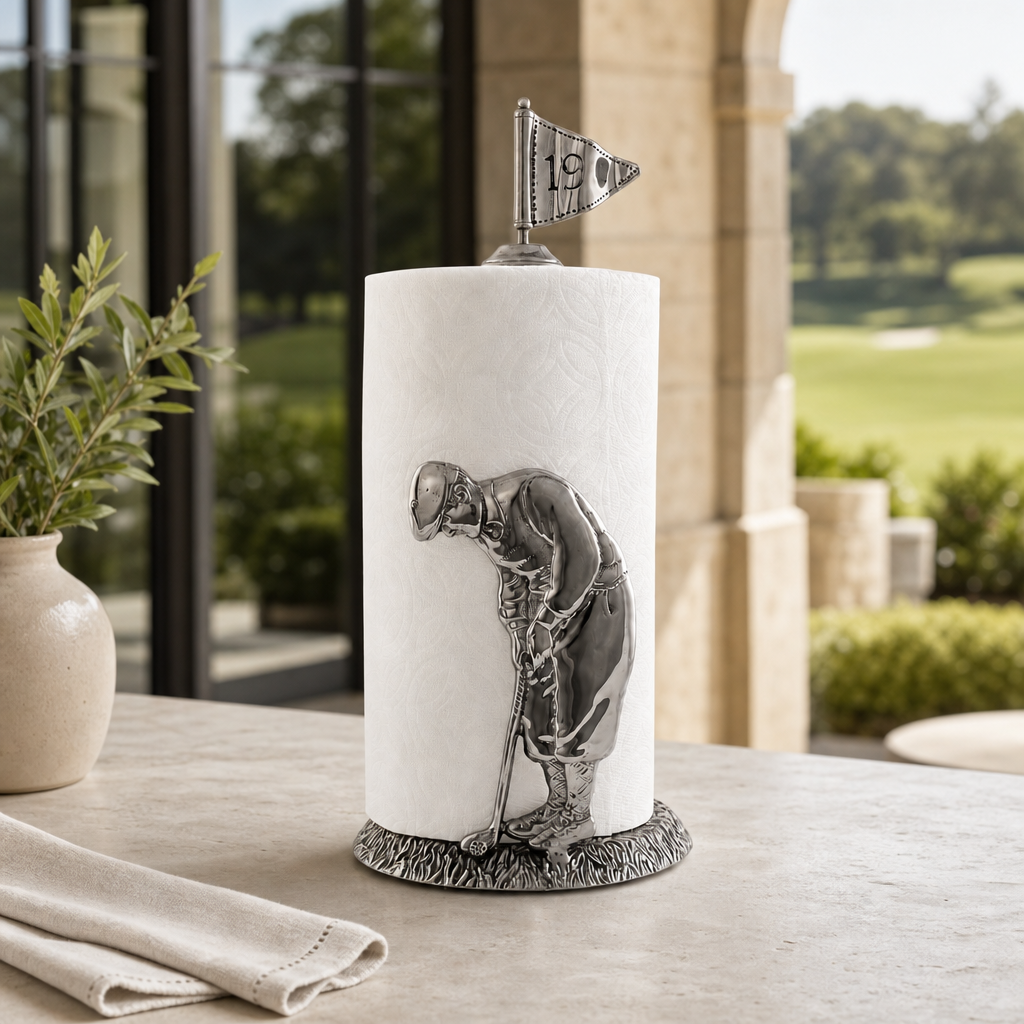 Golfer Paper Towel Holder 2