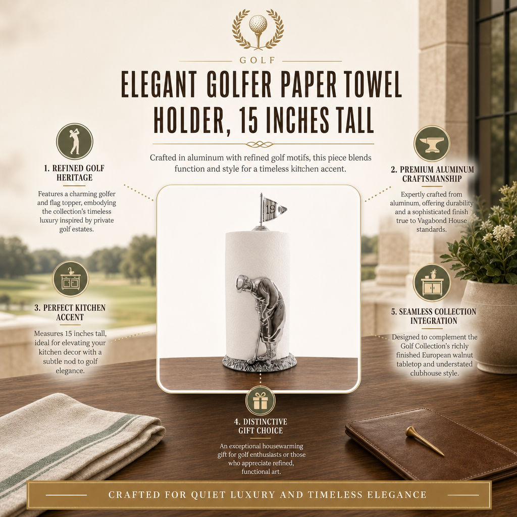 Golfer Paper Towel Holder 11