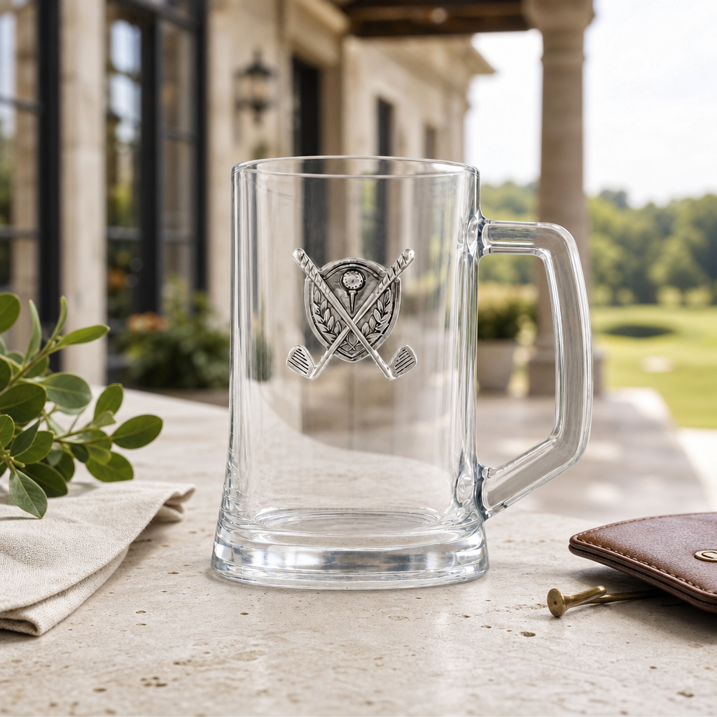 Golf  Beer Mugs - Set of 2 1