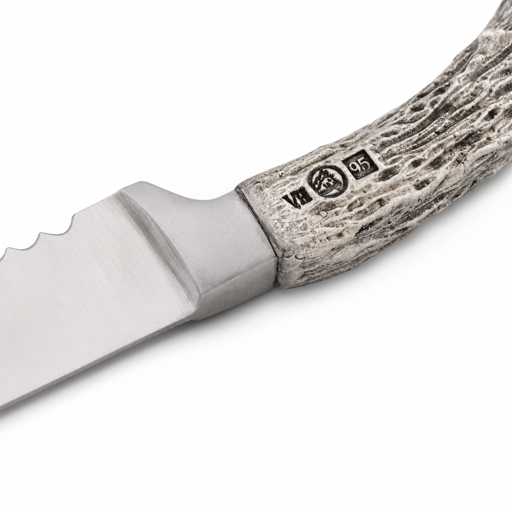 Baguette Board with Antler Bread Knife 10