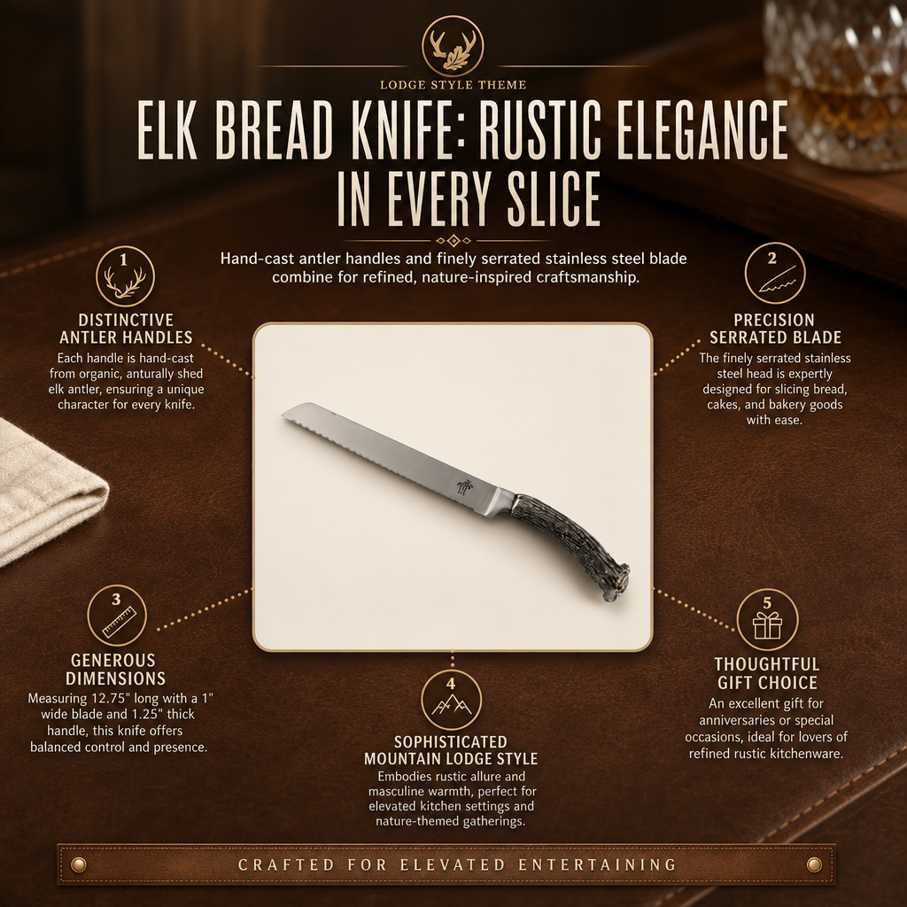 Elk Bread Knife 9