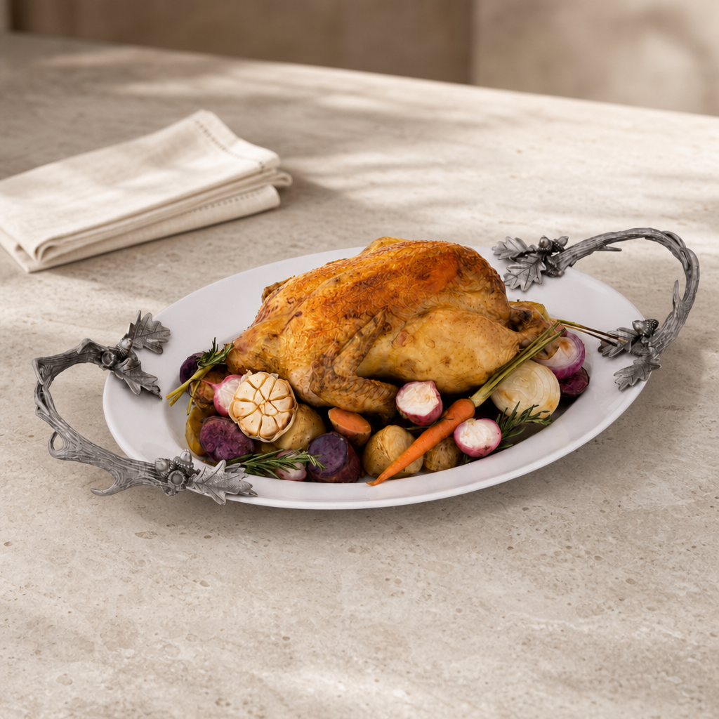 Fallen Antler Stoneware Tray 5
