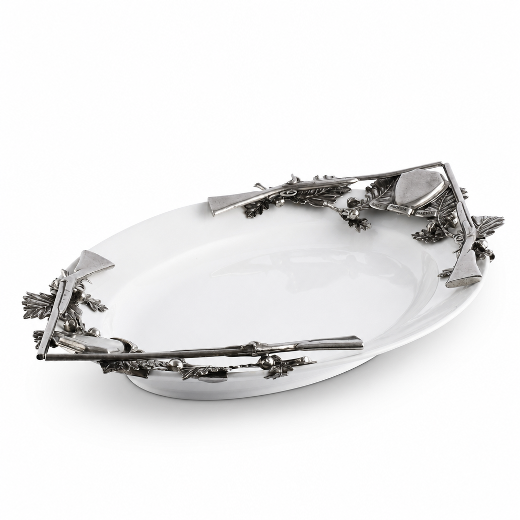Stoneware Hunt Serving Tray 1