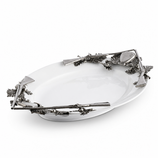 Stoneware Hunt Serving Tray