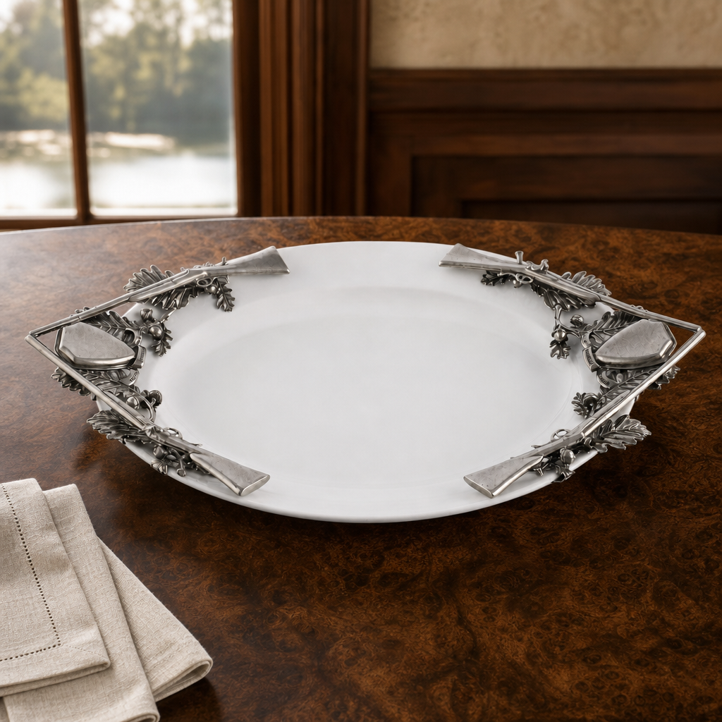 Stoneware Hunt Serving Tray 3